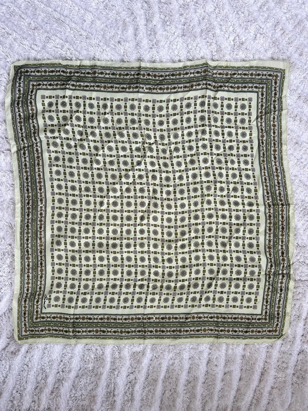Vintage Burmel Silk Scarf